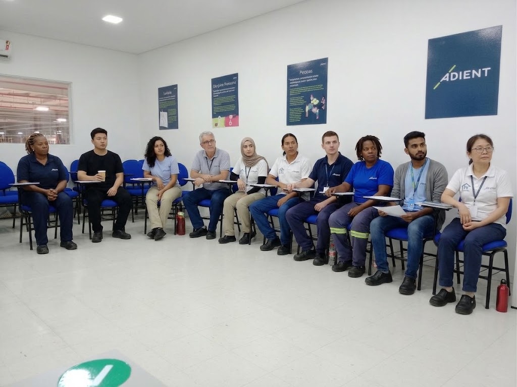 Palestra ou aula com grupo de pessoas
